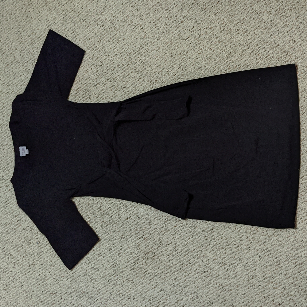 Boob nursing/maternity dress black Sz M tie front